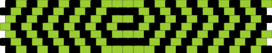 green swirl - black,green
