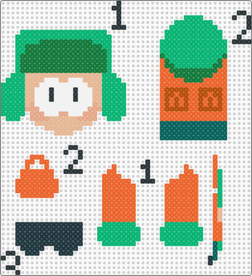 Kyle - green,orange,kyle,south park,hanging doll