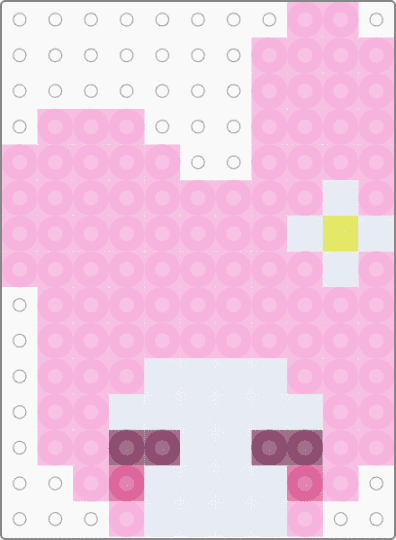 🧁 ;; my melody perler ~ ♪ - pink,sanrio,perler,my melody