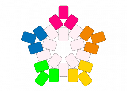 🧁 ;; rainbow star ~ ♪ - colorful, green, orange, rainbow, star