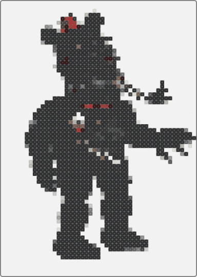 Nightmare lefty - white,brown,beige,gray