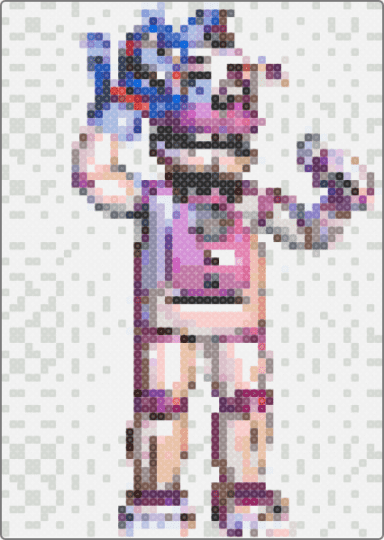 Funtime Freddy - white,pink,gray,beige