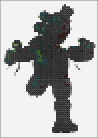 Phantom Freddy - white,gray,brown,gold