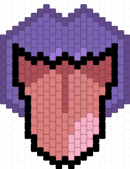 Haunter Mask w/ Tongue - purple,red,pokemon,haunter,mask,tongue