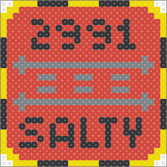 Salty Coaster - red