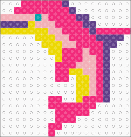 Lisa Frank Dancing Dolphin (2) - pink