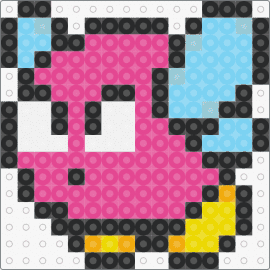 Bronto Burt - bronto burt,kirby,nintendo,character,video game,pink,light blue