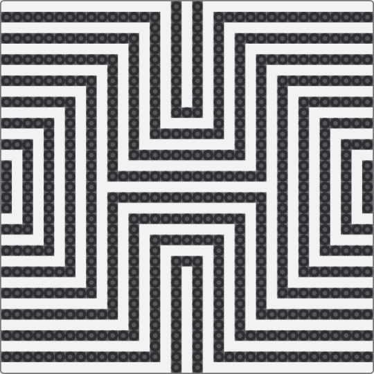 Labyrinth Square Template - 