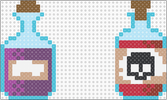 Witch Potions - light blue,pink