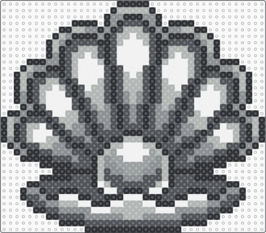 Seashell w/Pearl Template - gray,beige