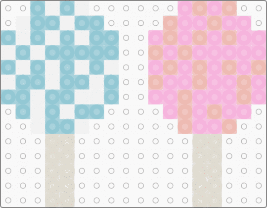 Cotton Candy - beige,pink
