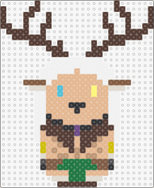 Nyall Wynn (Buck) - nyall wynn,deer,woodland,antlers,whimsical,creature,playful expression,tan