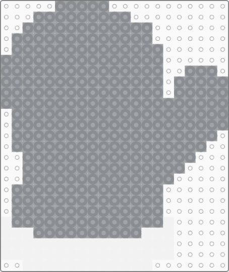 Mitten Template - gray