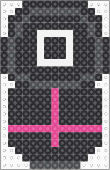 Masked Officer - black,pink,gray