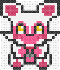 FNAF Mini Funtime Foxy - foxy,funtime,fnaf,five nights at freddys,video game,cute,horror,teddy,white,pink