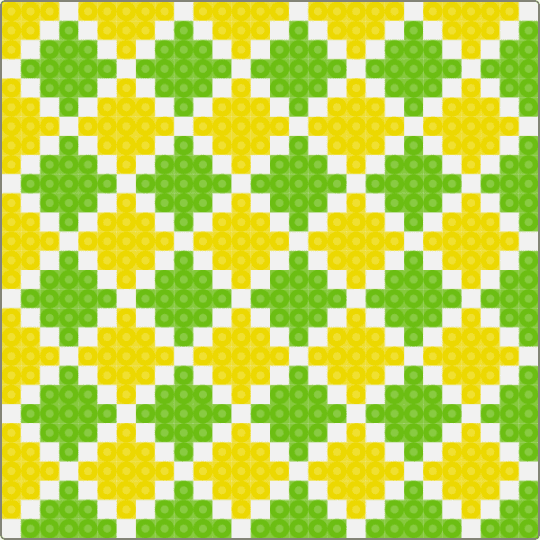 Lemon-Lime Coaster (2) - green, yellow