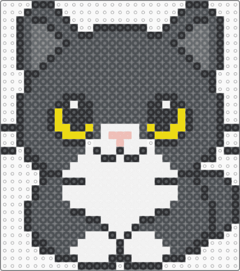 Chubby Kitten - gray