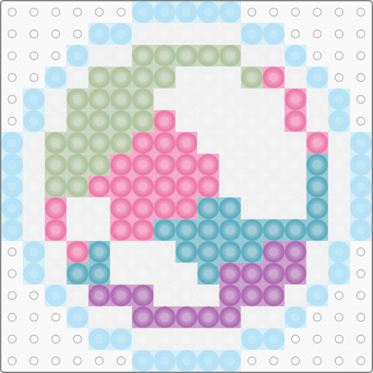 Glow-In-The-Dark Bubble - light blue, pink