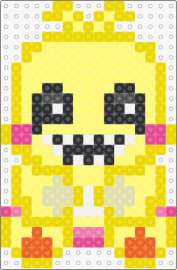 FNAF Mini Beakless Toy Chica - chica,fnaf,five nights at freddys,video game,cute,character,horror,yellow