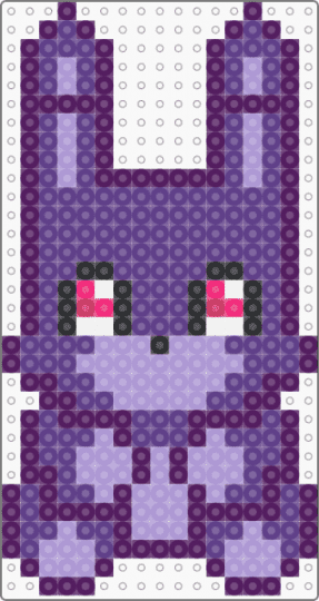 FNAF Mini Bonnie - bonnie, fnaf, pink, purple