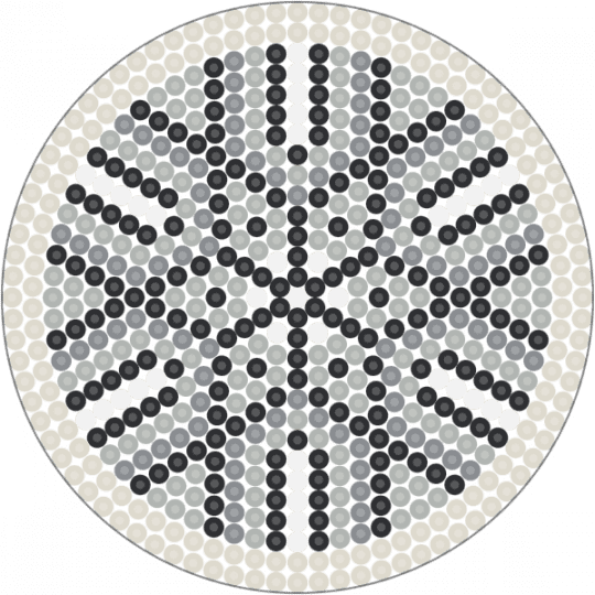 Circle Mandala Template - beige
