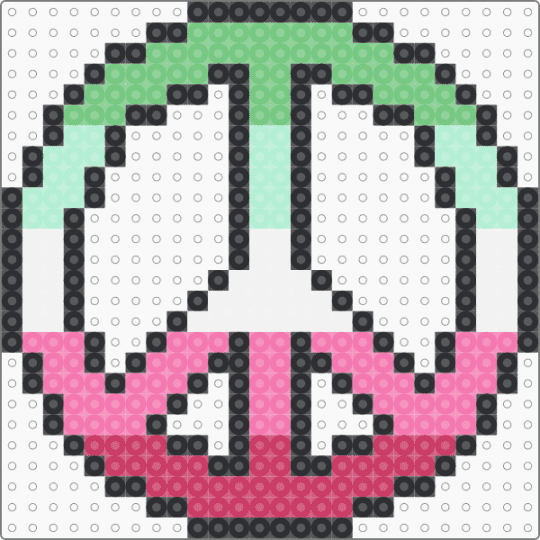Abrosexual Pride Peace - pink