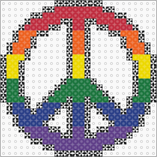 Straight Ally Peace - red,green,blue,purple,pride,lgbtqia,peace