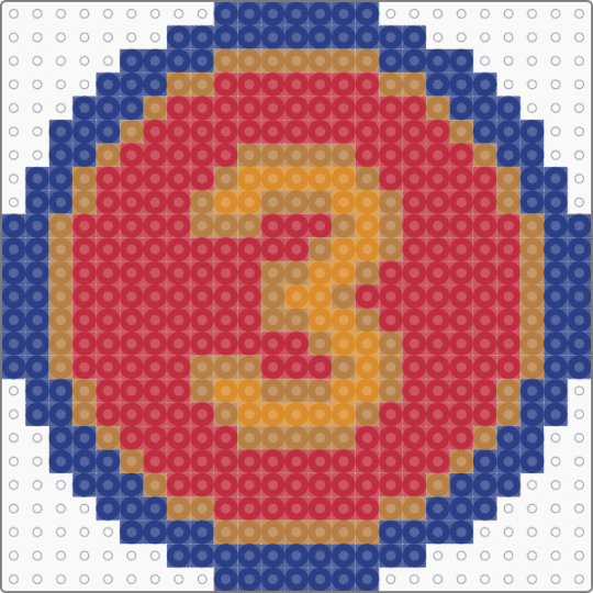 Sir Handel Coaster - red,blue
