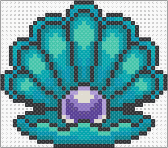 Seashell w/Pearl - teal