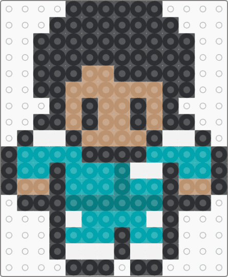 Ali Abdul (Player 199) - black,teal,beige