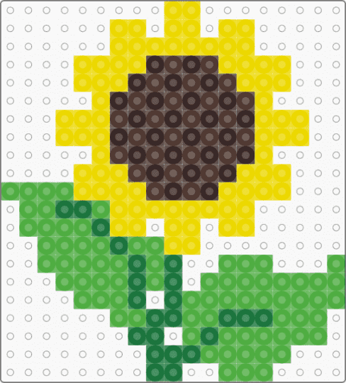 Sunflower - green,yellow