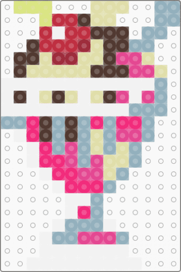 Cherry Sundae - light blue,pink,yellow