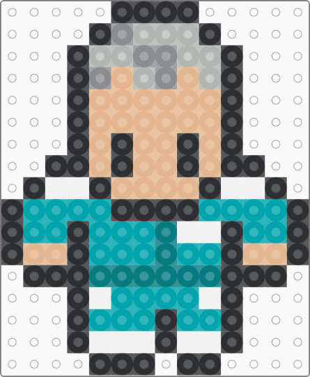 Oh Il-Nam (Player 001) - beige,teal