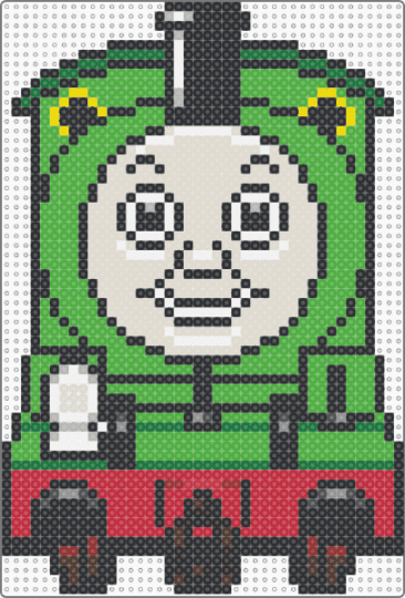 Percy the Green Engine - beige,green