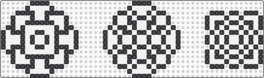 Pixel Mandala Template (3) - black,white
