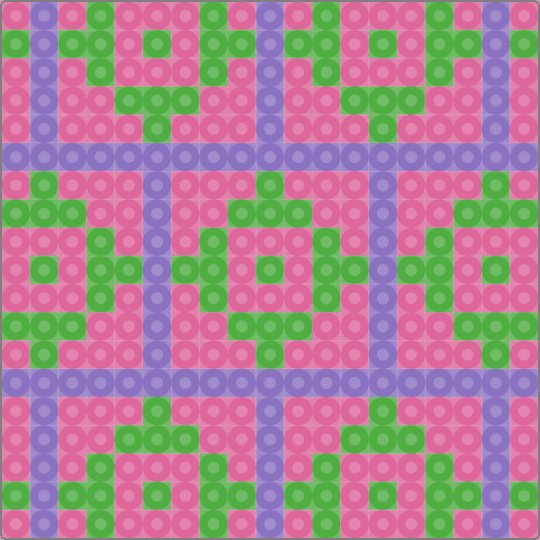 Trigender Pride Square - pink