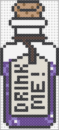 Drink Me Bottle - beige,purple
