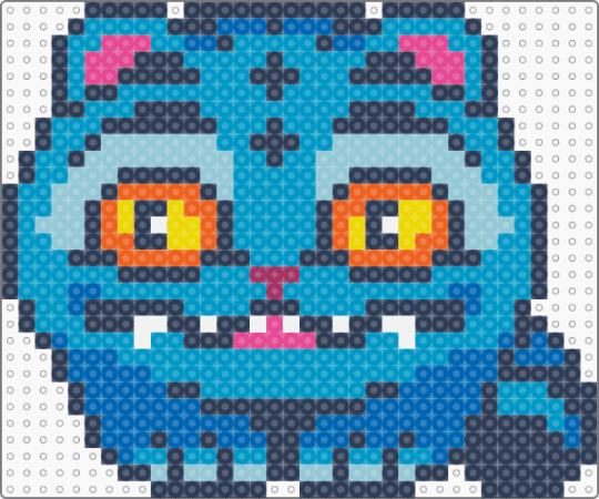 KPDH Derpy Tiger - purple,light blue