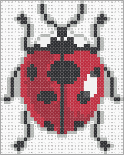 Ladybug - red,beige