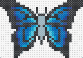 Water Butterfly - butterfly,insect,winged,blue,light blue,black