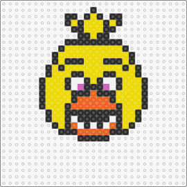 Chica - chica,fnaf,five nights at freddys,video game,character,horror,yellow,orange