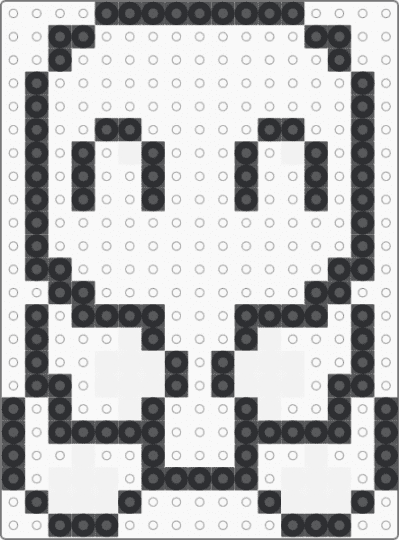 FNAF Plush Template - black