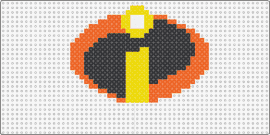 The Incredibles Logo - incredibles,logo,disney,movie,yellow,orange,black