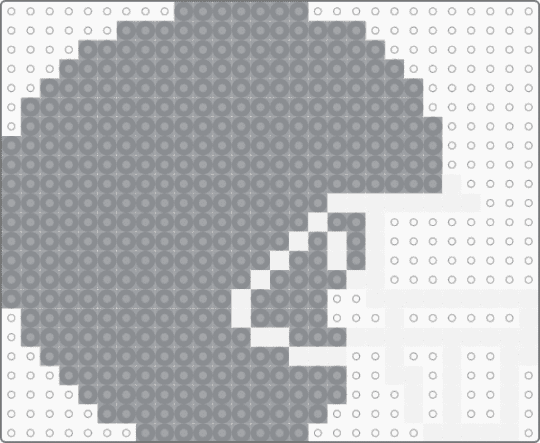 Football Helmet Template - gray