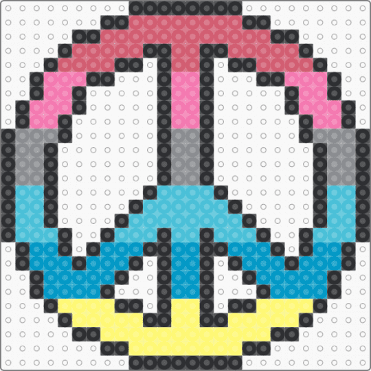 Genderflux Pride Peace - light blue
