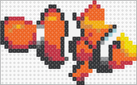 Clownfish - red,orange