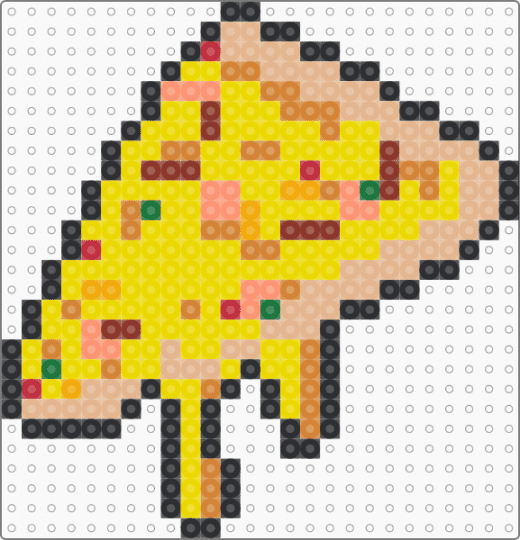 Pizza Slice - beige,yellow,orange