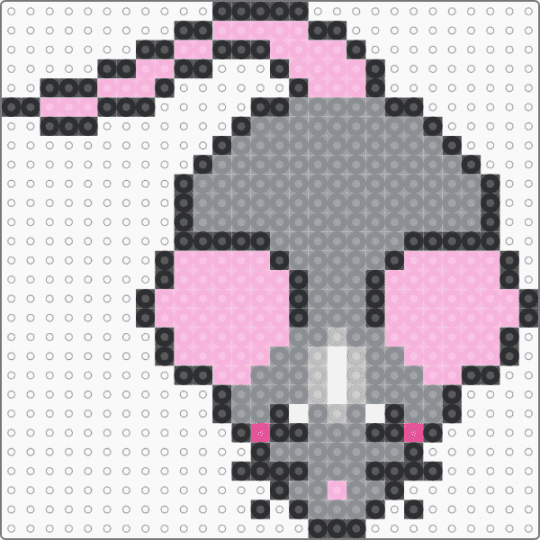 Rat #2 - pink,gray