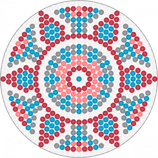Circle Mandala (4) - red