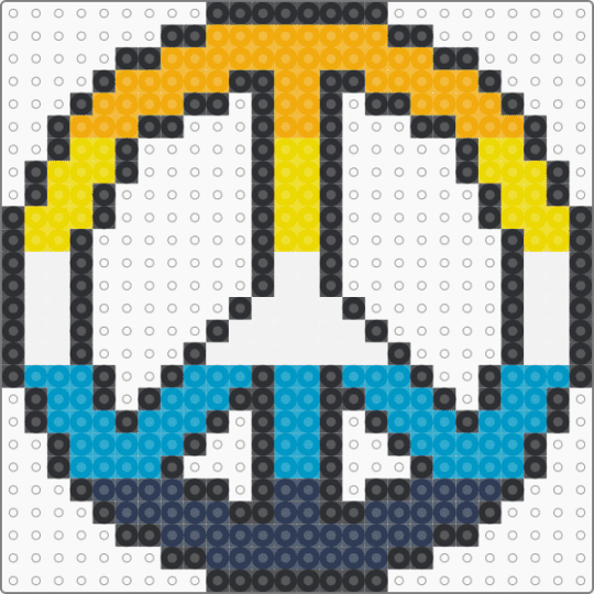 Aroace Pride Peace - orange,light blue